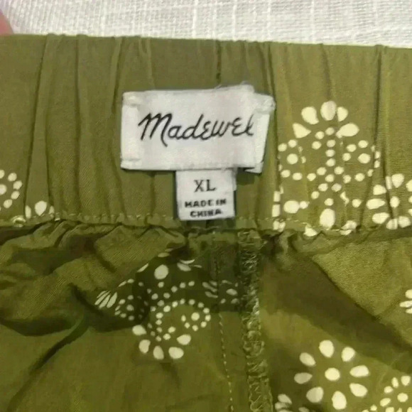 MADEWELL PULL ON SHORTS SIZE XL - Picture 5 of 6